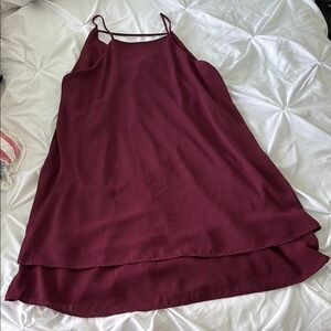 Charlotte Russe Wine Red Dress